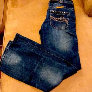 Cowgirl Tuff Copper Mustang jeans size 27X33